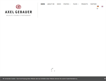 Tablet Screenshot of gebauer-wildphoto.com